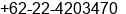 Fax number of Mrs. Lady Fitriana at Bandung