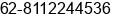 Mobile number of Mr. Glenn Voerman at Bandung