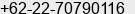 Phone number of Mr. Sonson Garsoni at Bandung