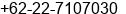 Phone number of Mr. Teddy Atmadja at Bandung